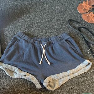 H&m DIVIDED blue sweat shorts
